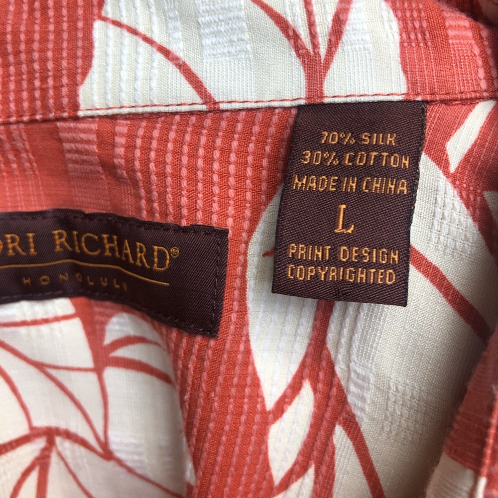 TORI RICHARD Hawaiian Short Sleeve Shirt Large - Picture 5 of 9